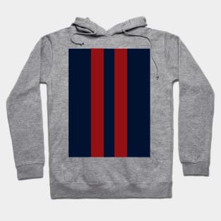 Navy Red Red Hoodie